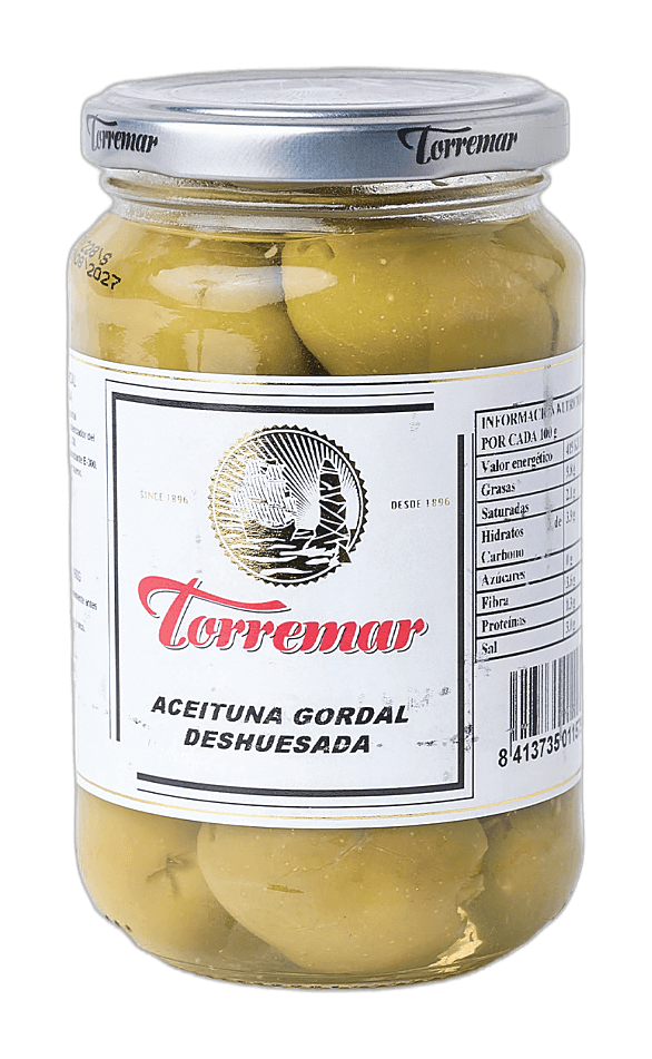 Aceitunas Verde sin Hueso Gordal