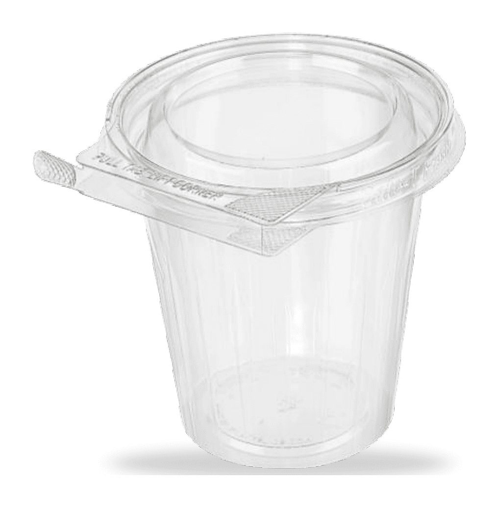 TS12CCR - Safe T Fresh 12oz Vaso Tapa Plana