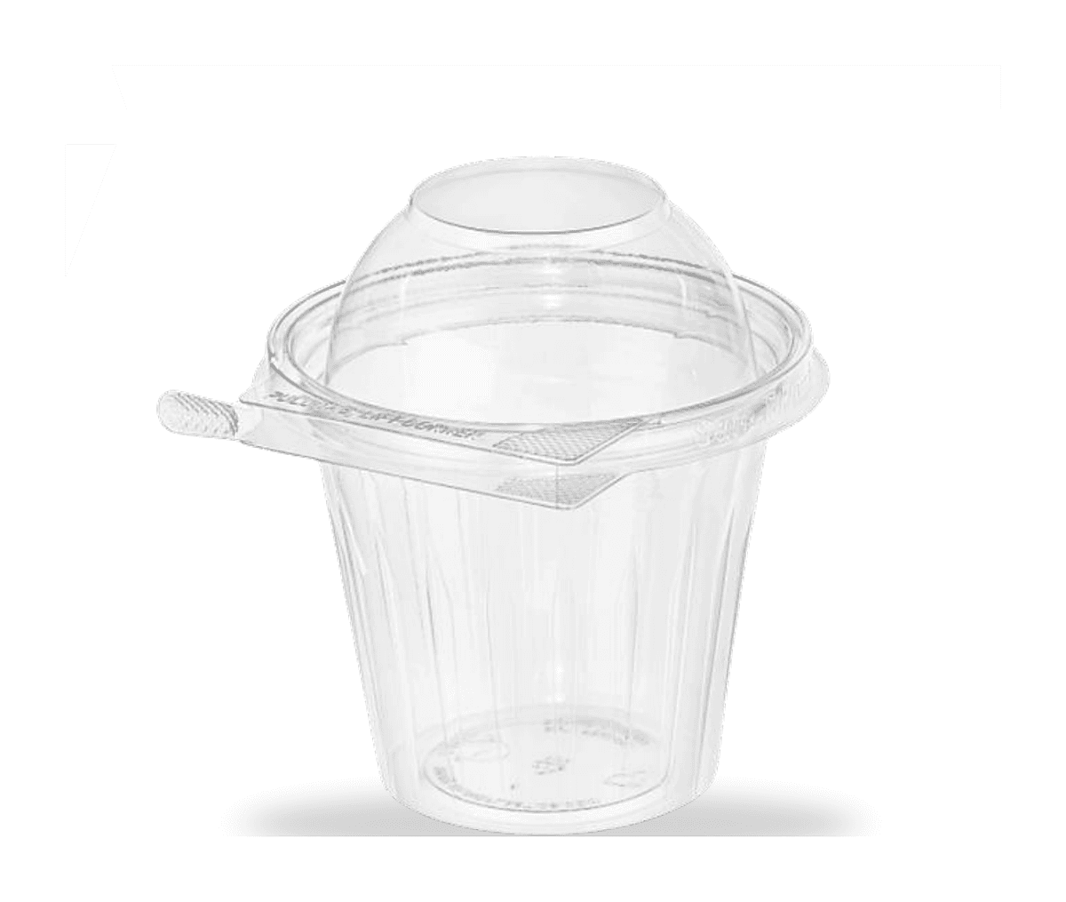 TS12CCRD - Safe T Fresh 12oz Vaso Tapa Tipo Domo