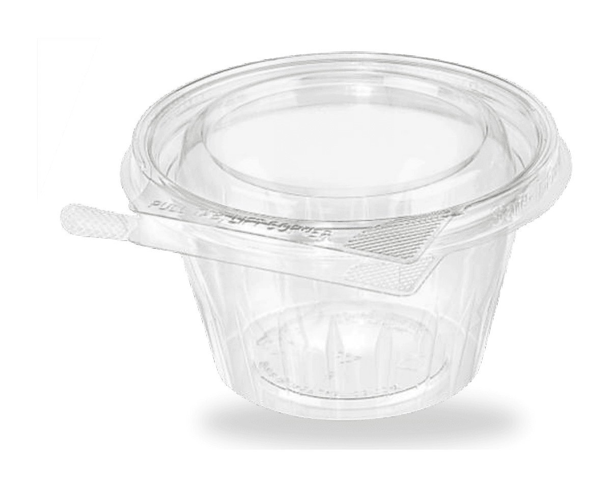 TS8CCR - Safe T Fresh 8oz Vaso Tapa Plana