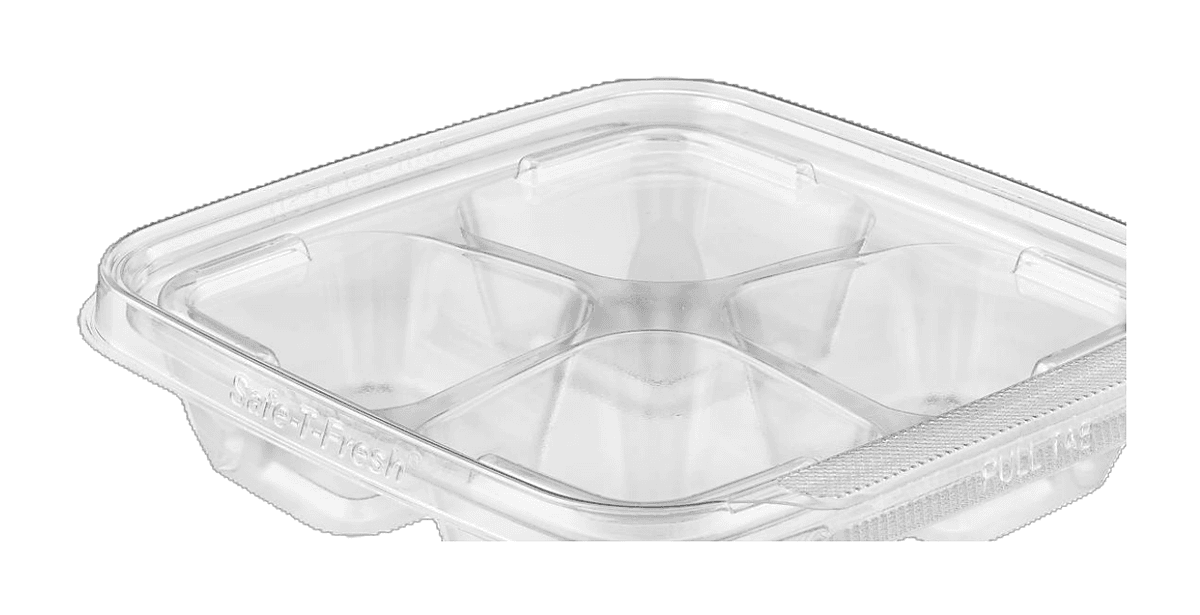 TSSB4C - Safe T Fresh Snack Box 4 Compartimentos